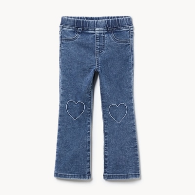Jegging évasé à taille haute pour petites filles - Vendanges Moyen