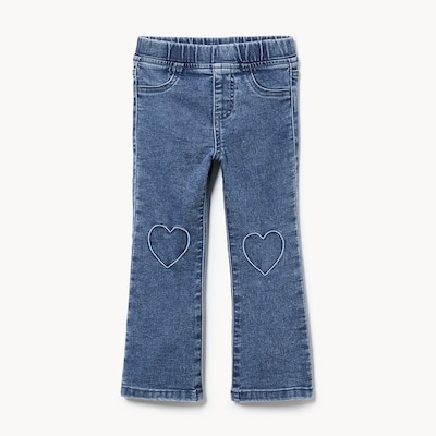 Jegging évasé à taille haute pour petites filles - Vendanges Moyen