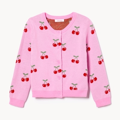 Cardigan en tricot pour petites filles - Rose