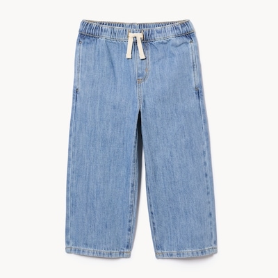 Toddler Girls' Wide Leg Jean - Light Wash