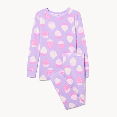 Pyjama imprimé pour petites filles - LAVANDE