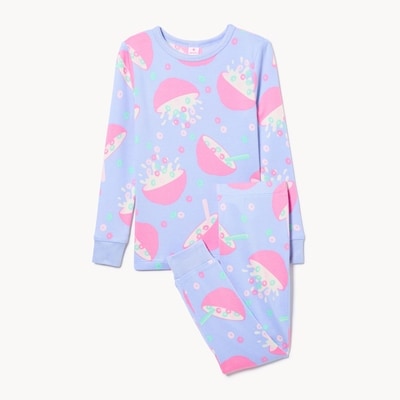 Joe Fresh Pyjama imprimé pour petites filles 1 ea, 19,00 $/1ch