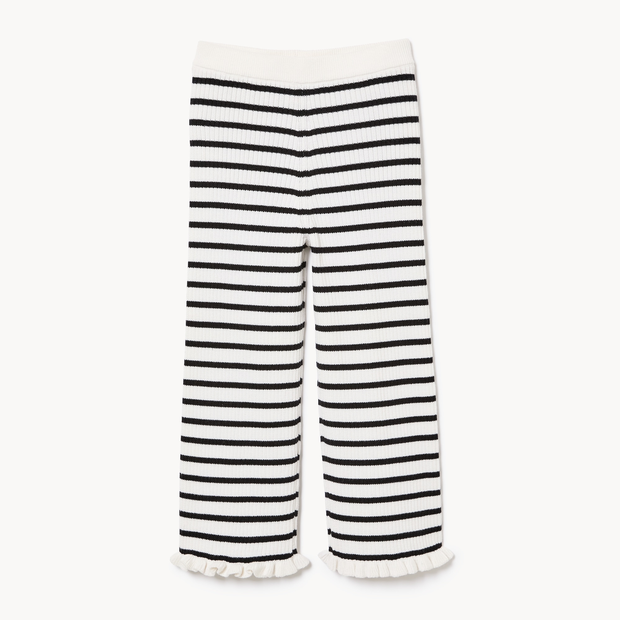 Toddler Girls' Ribbed Striped Pant