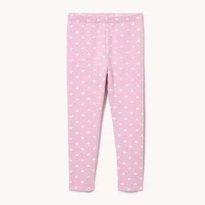 Legging en molleton duveteux pour petites filles - Ouvert Violet