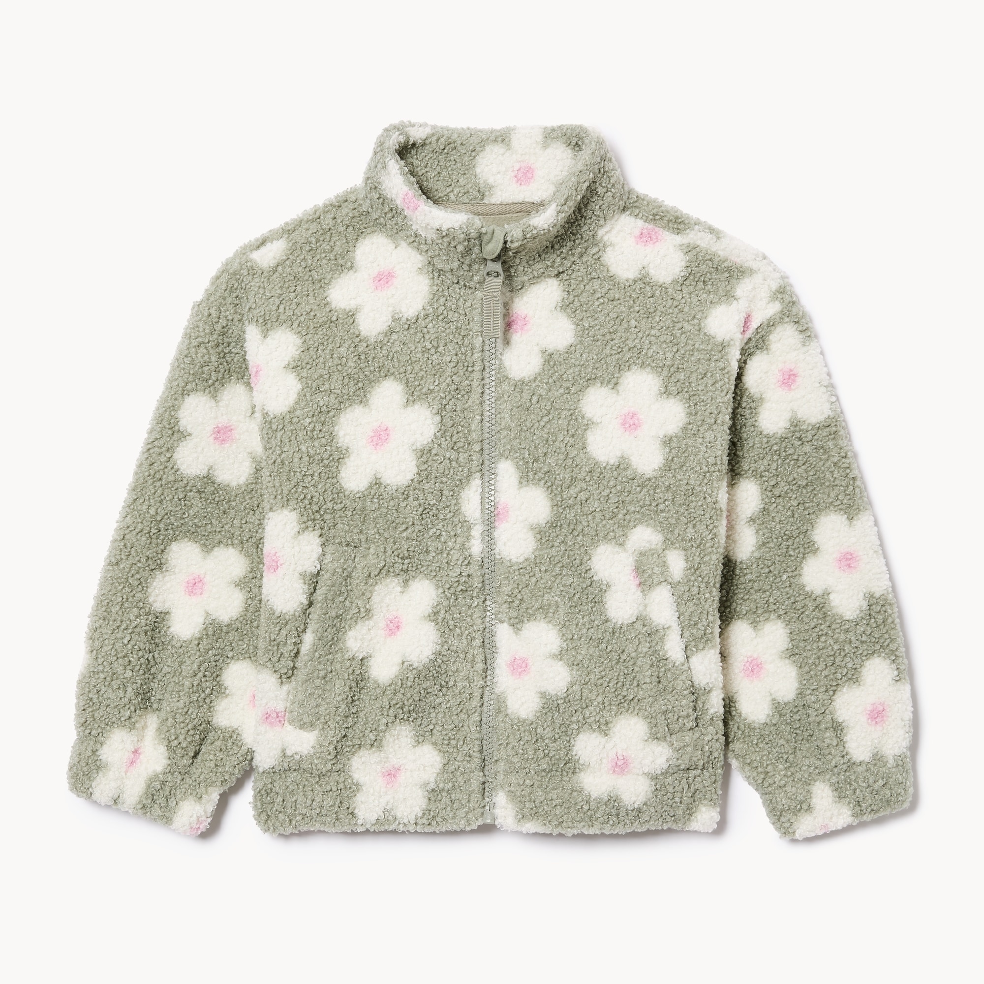 Veste en molleton effet peau de mouton