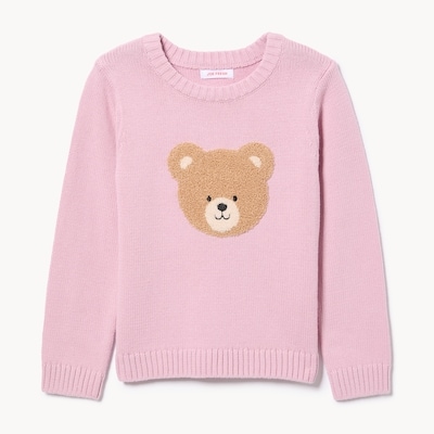 Chandail imprimé pour petites filles - Ouvert Violet
