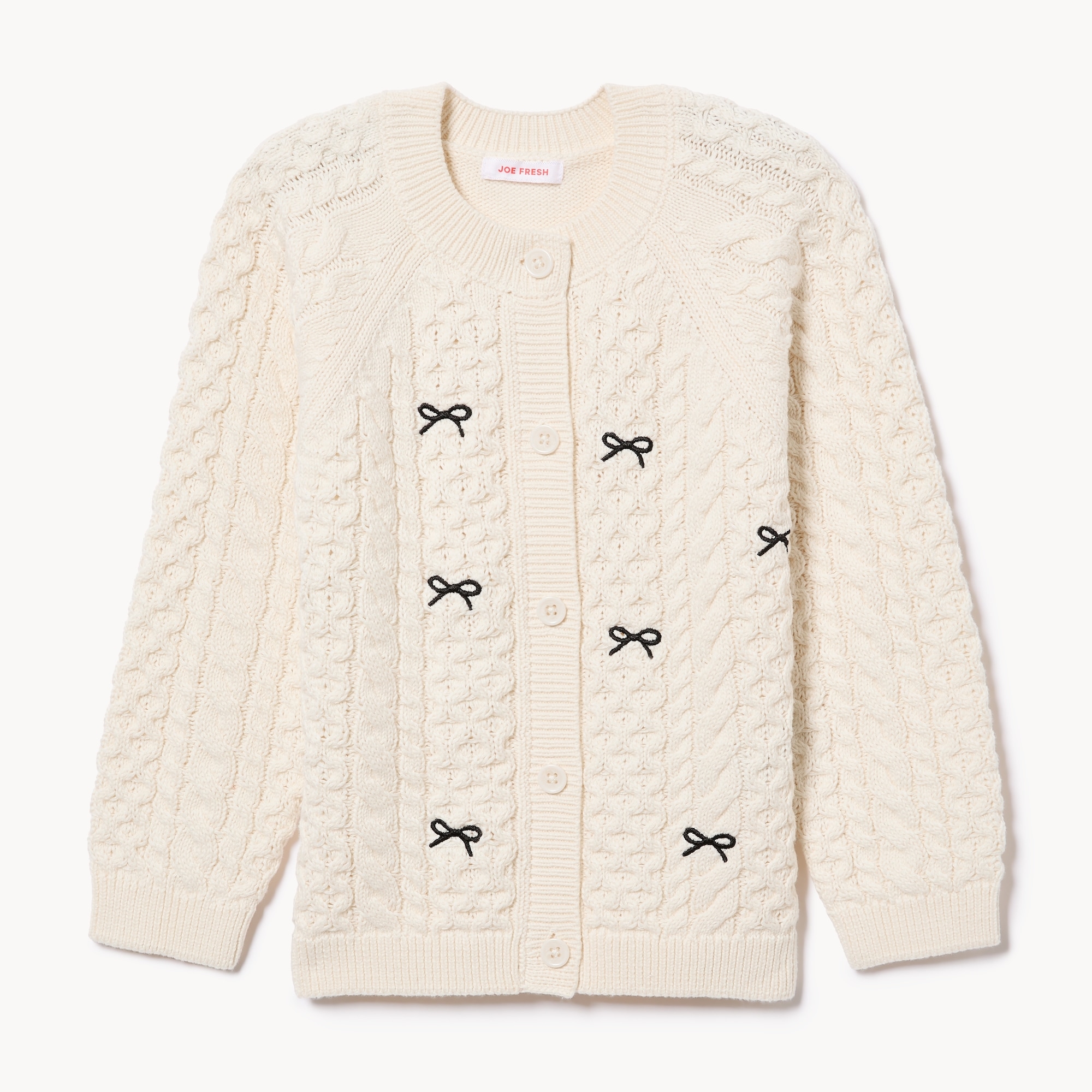 Toddler Girls' Cable Knit Cardigan