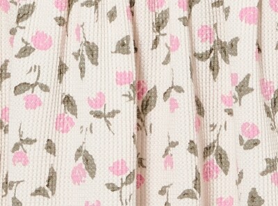 Robe en tricot gaufré pour petites filles