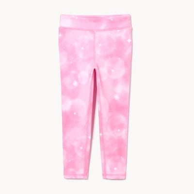 Toddler Girls' Active Printed Legging - Powder Pink