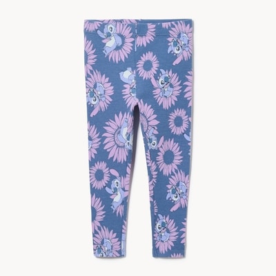 Toddler Girls' Disney Stitch Legging - Blue