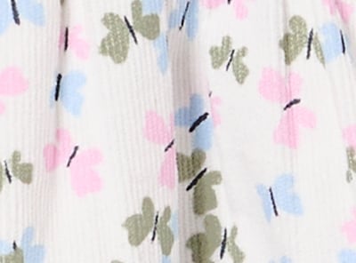 Toddler Girls' Corduroy Printed Dress