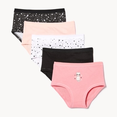 Toddler Girls' 5-Pack Boyshort - Multi