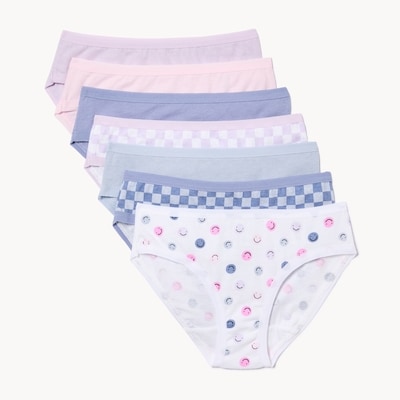 Toddler Girls' 7-Pack Bikini - Multi