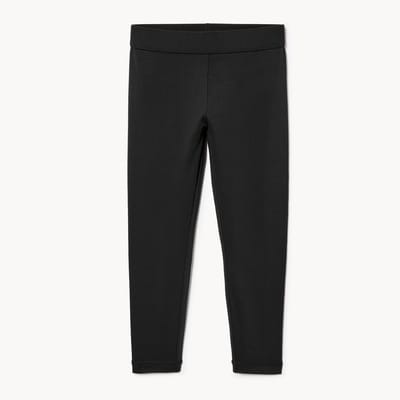Toddler Girls' Thermal Legging - Black