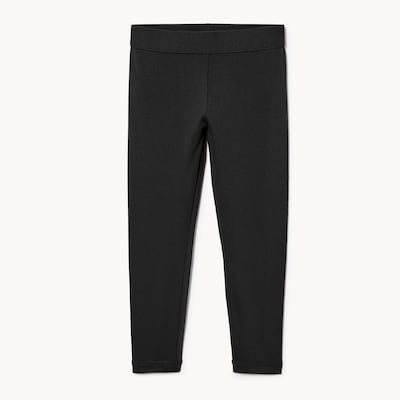 Toddler Girls' Thermal Legging - Black