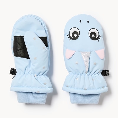 Toddler Girls' Unicorn Mittens - Blue