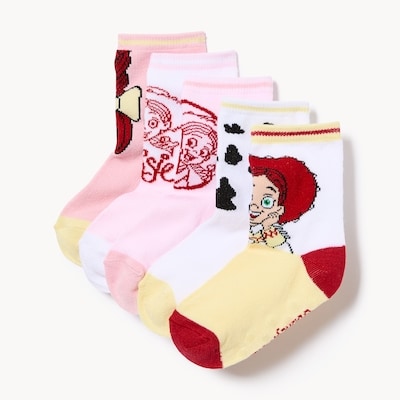 Ens. de 5 paires de chaussettes Histoire de jouets - Rose