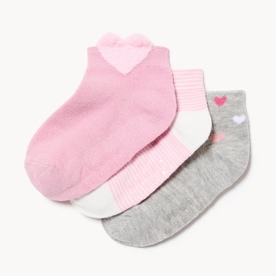Joe Fresh Toddler Girls' 3-Pack Low-Cut Socks 1 ea, $6.00/1ea