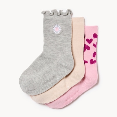 Joe Fresh Toddler Girls' 3-Pack Crew Socks 1 ea, $6.00/1ea