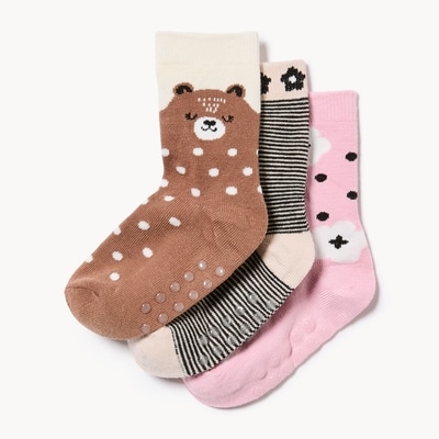 Joe Fresh Toddler Girls' 3-Pack Crew Socks 1 ea, $6.00/1ea