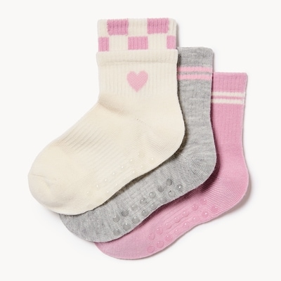 Joe Fresh Ensemble de 3 paires de chaussettes mi-hautes 1 ea, 6,00 $/1ch