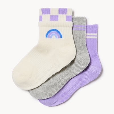 Joe Fresh Toddler Girls' 3-Pack Mid-Crew Socks 1 ea, $6.00/1ea