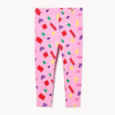Legging imprimé LEGOMD pour petites filles - Lilas