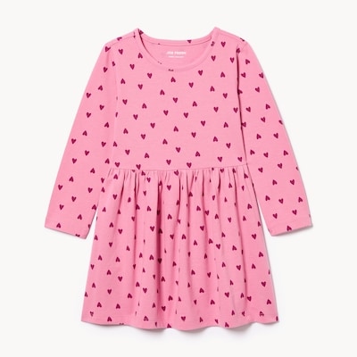 Toddler Girls' Printed Long Sleeve Dress