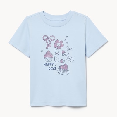 T-shirt imprimé pour tout-petits - Bleu Pâle
