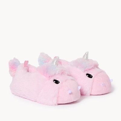 Toddler Girls' Unicorn Slippers - Pink