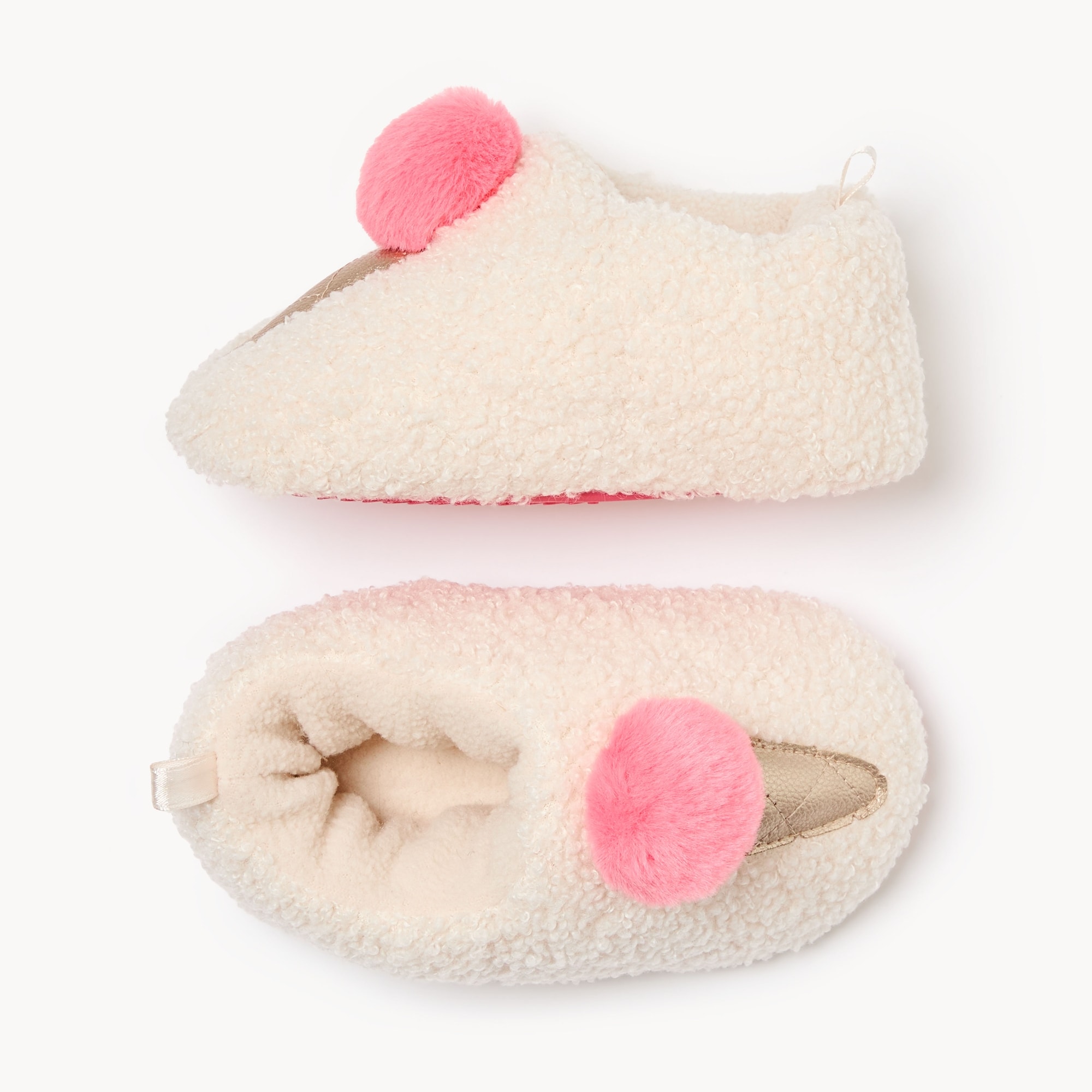 Pantoufles crème glacée pour petites filles