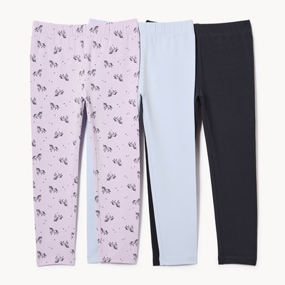 Toddler Girls' 3-Pack Legging - Light Blue