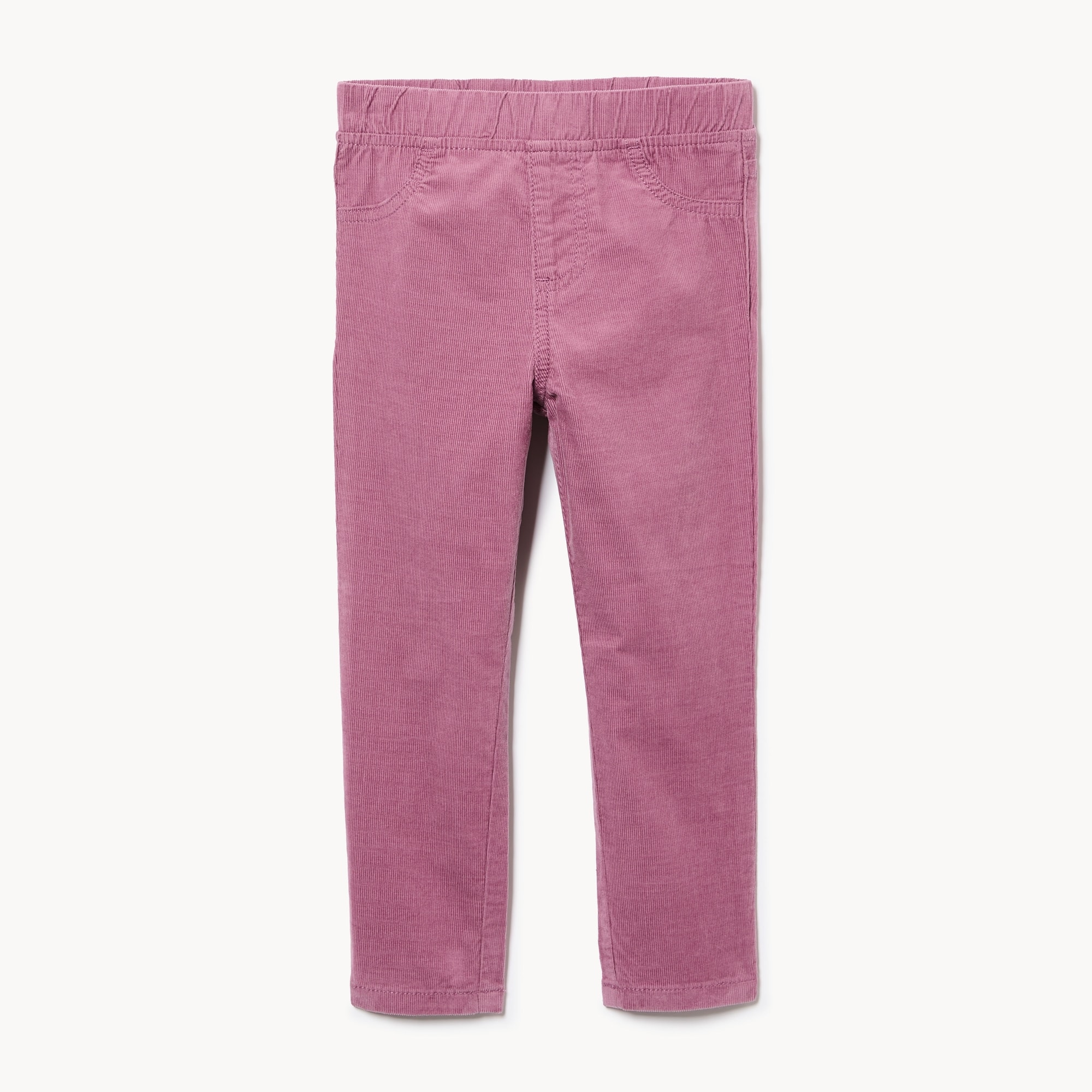 Pantalon sans attache en velours côtelé