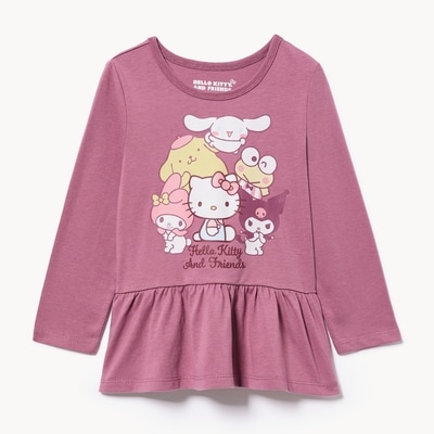 Haut à basque Hello KittyMD & Friends - Mauve