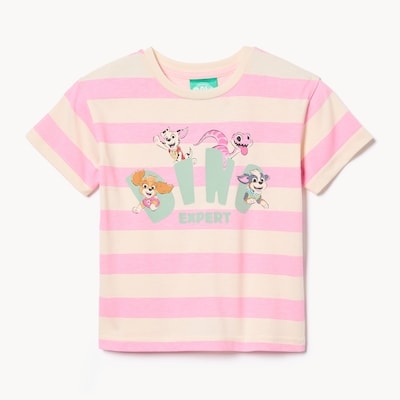 T-shirt Pat’ Patrouille pour petites filles - Rose Vif