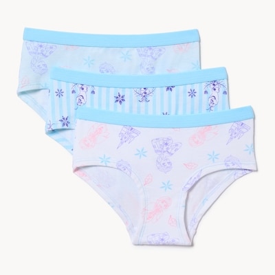 Toddler Girls' Disney Frozen 3-Pack Boyshorts - Aqua