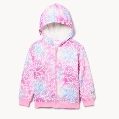 BLUEY Haut à capuchon à fermeture éclair Barbie 1 ea, 29,99 $/1ch
