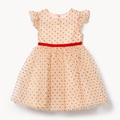 Robe à pois Blueberi Boulevard pour fille - Or