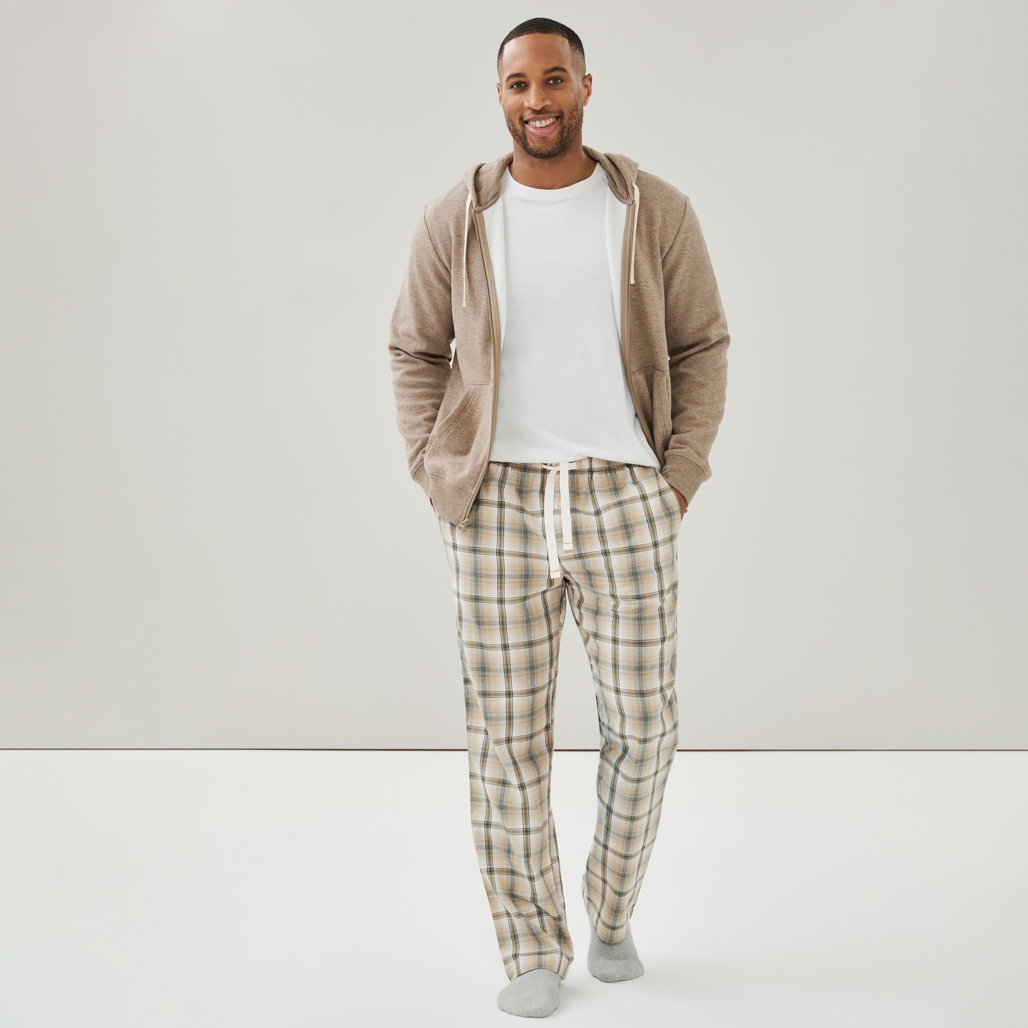 Pantalon de nuit en coton pour hommes
