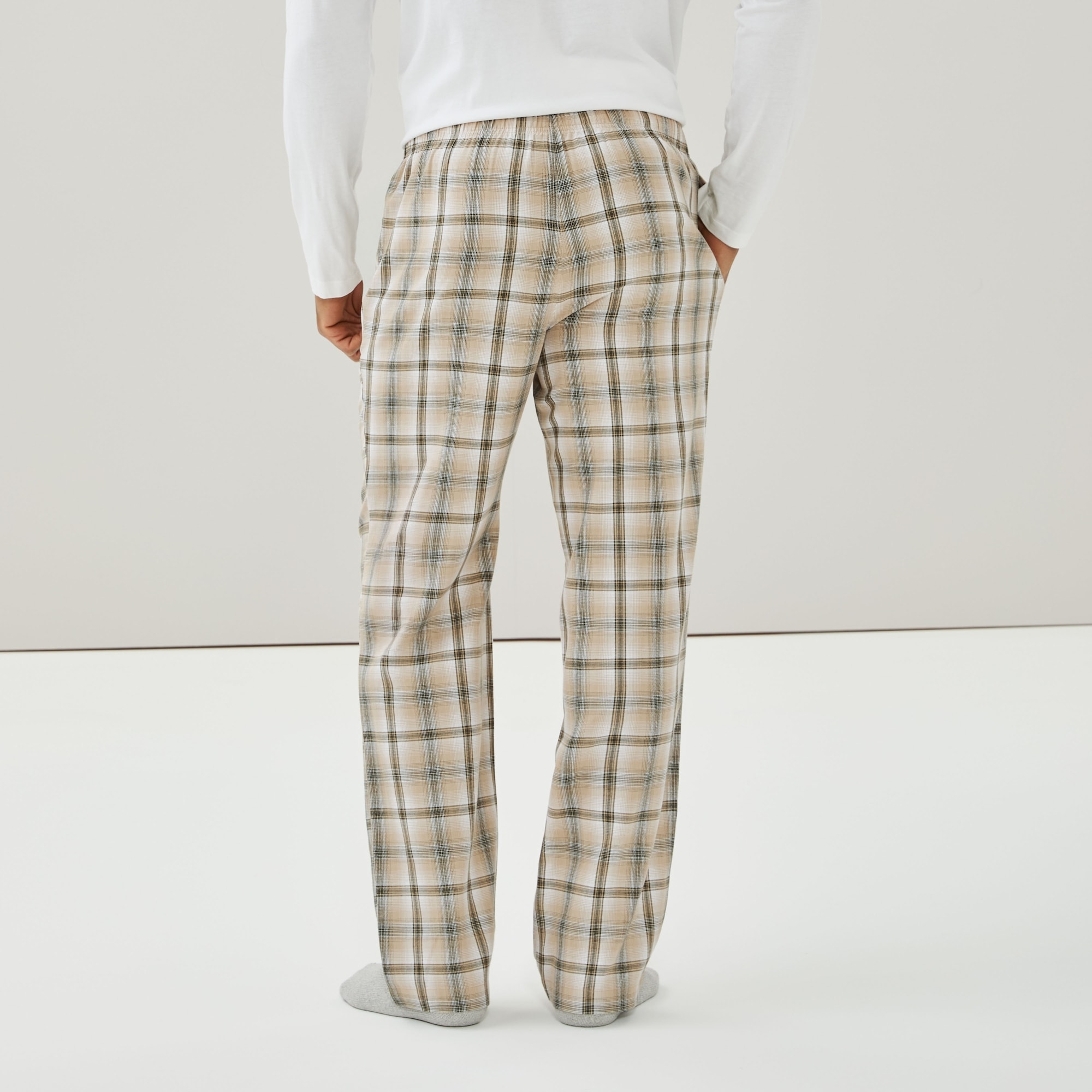 Pantalon de nuit en coton pour hommes