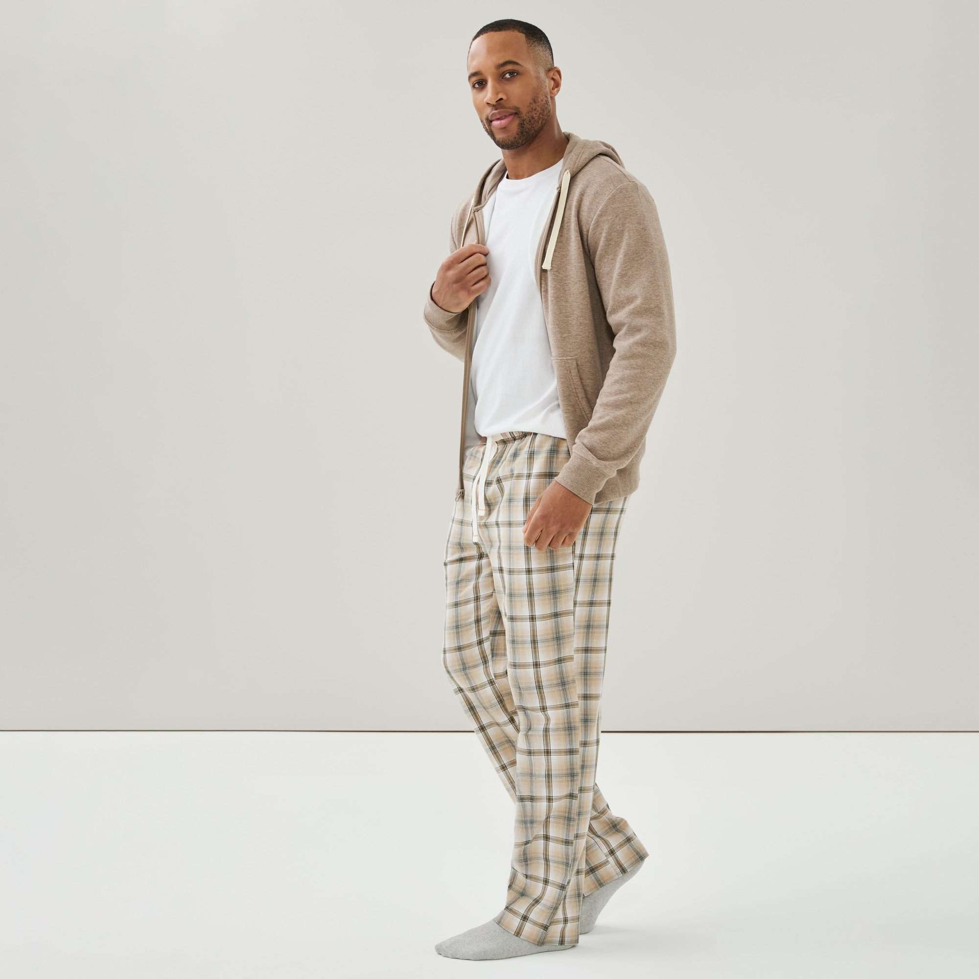 Pantalon de nuit en coton pour hommes