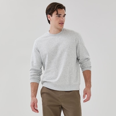 Men's Crewneck Sweatshirt - Light Grey Mix