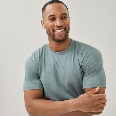 Men's Active Stretch T-Shirt - Teal Mix