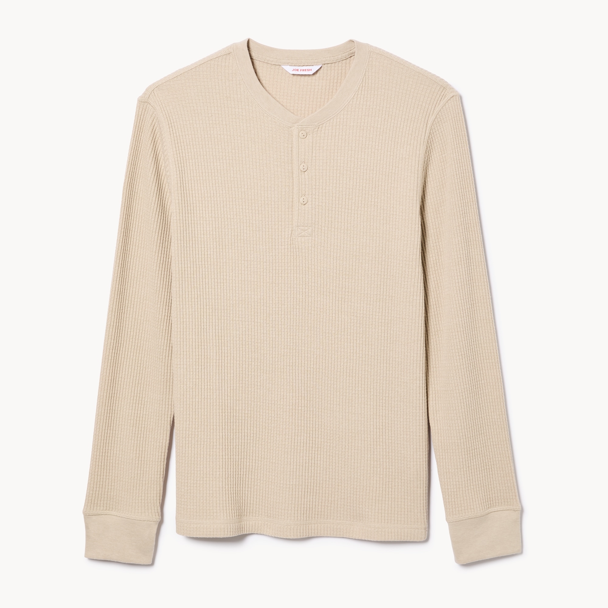 Men's Henley Long Sleeve Top