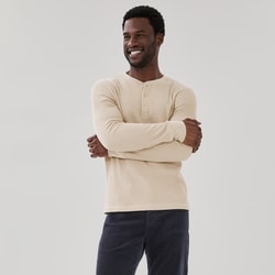 Joe Fresh Men's Henley Long Sleeve Top 1 ea, $29.00/1ea