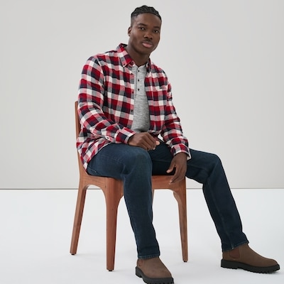 Joe Fresh Men's Flannel Button-Down Shirt 1 ea, $35.00/1ea