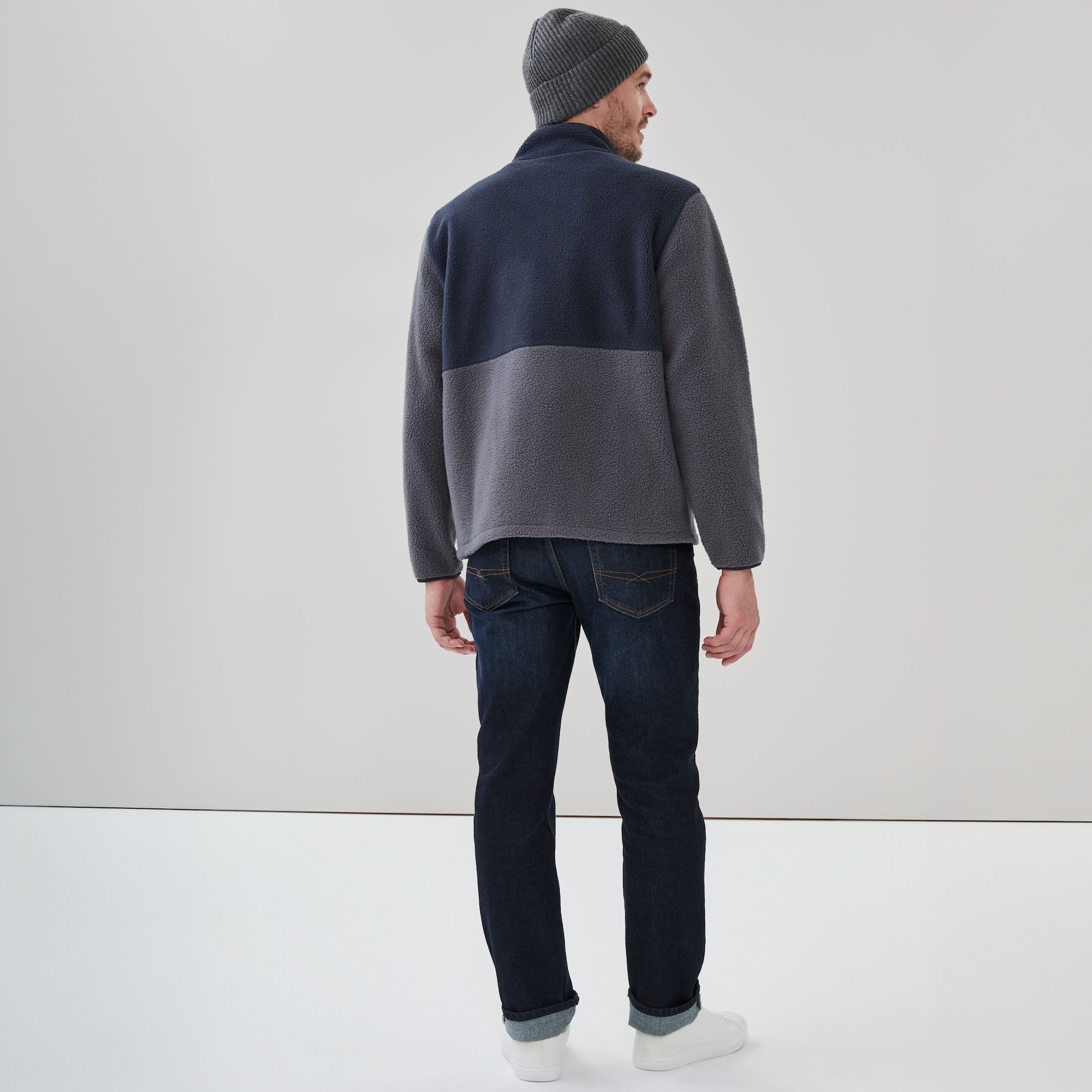 Veste sport fermeture éclair micromolleton, hommes