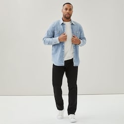 Joe Fresh Chemise de travail en denim pour hommes 1 ea, 39,00 $/1ch