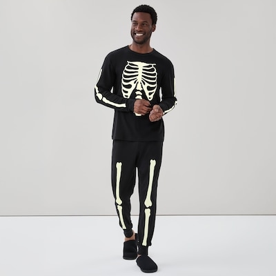 Pantalon de nuit d’Halloween pour hommes - Noir