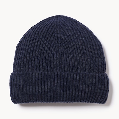 Men's Ribbed Toque - Navy